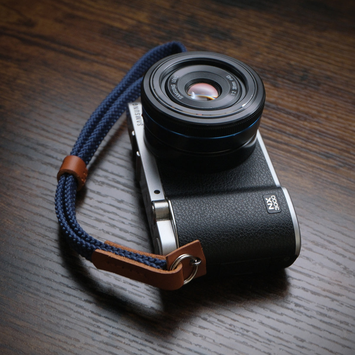 Drift Rope Camera Wrist Strap - Classic Ring - Navy Blue