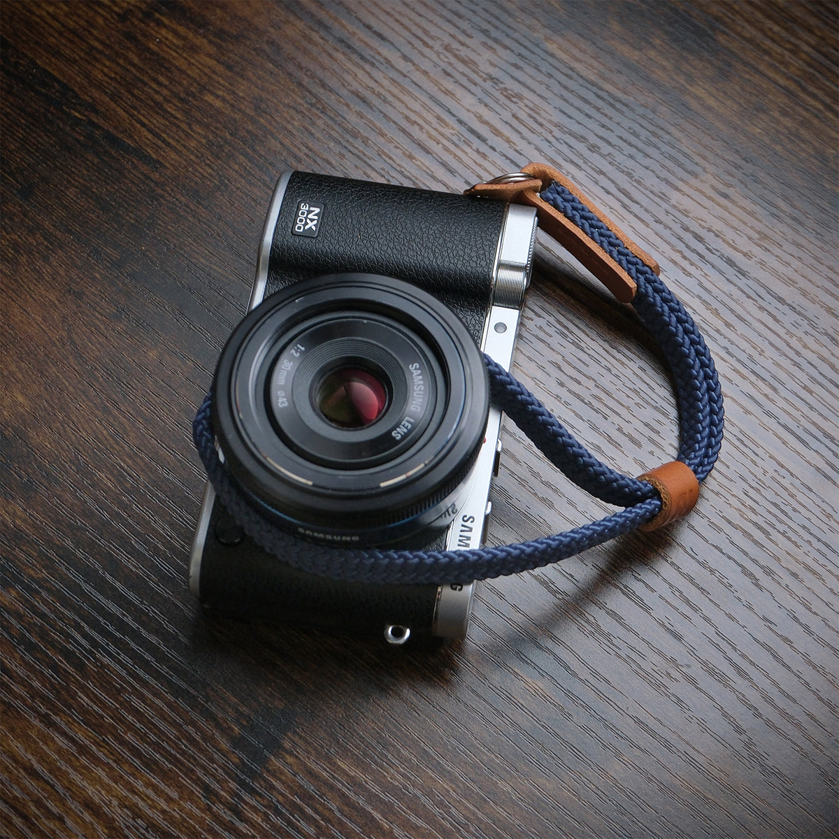 Drift Rope Camera Wrist Strap - Classic Ring - Navy Blue