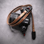 Hudson Leather Camera Strap Thin - Quick Release - Natural