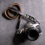 Hudson Leather Camera Strap - Quick Release - Black