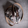 Hudson Leather Camera Strap - Quick Release - Brown