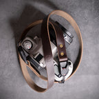 Hudson Leather Camera Strap - Quick Release - Brown