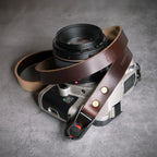 Hudson Leather Camera Strap - Quick Release - Brown