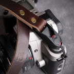 Hudson Leather Camera Strap - Quick Release - Brown