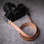 Hudson Leather Camera Strap - Quick Release - Natural