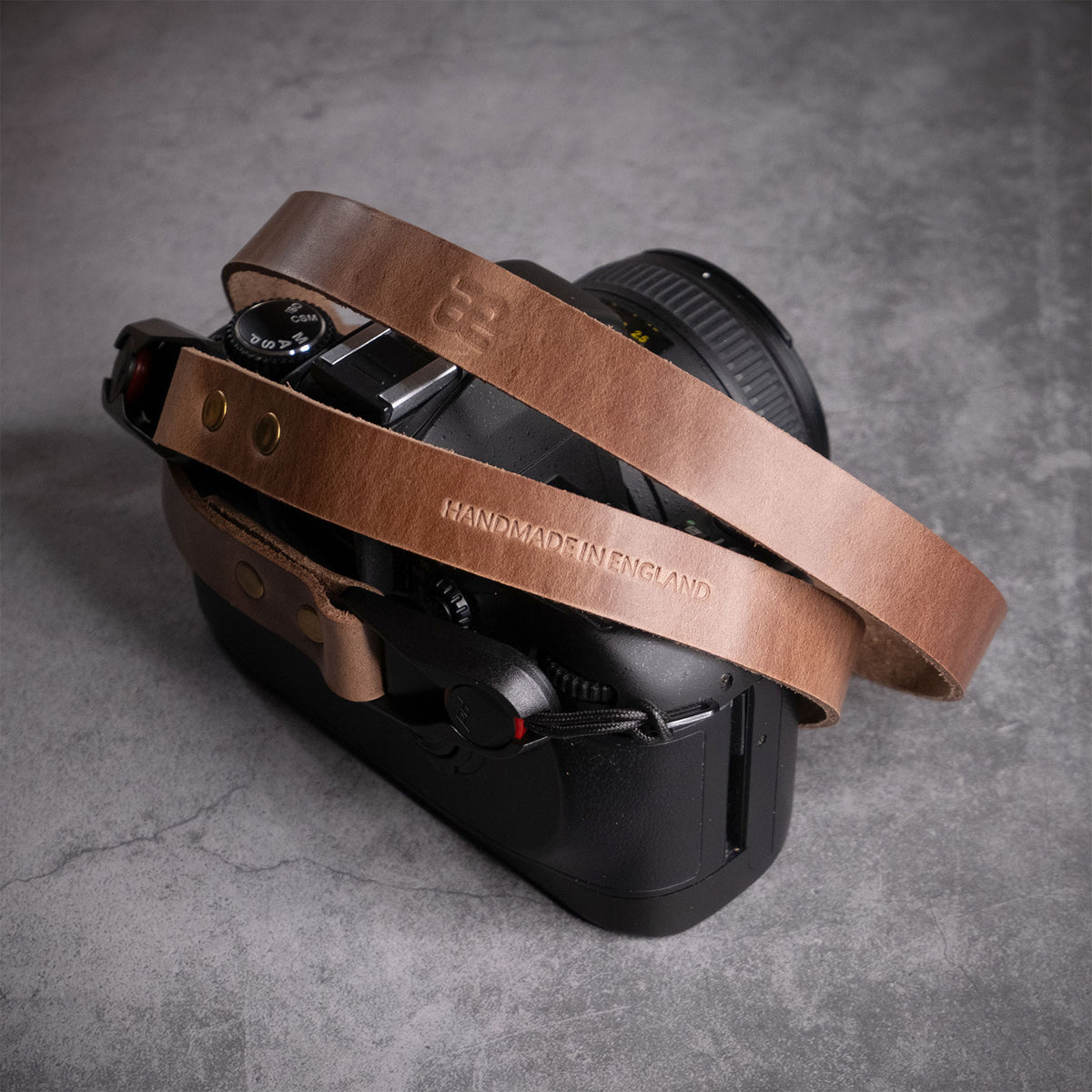 Hudson Leather Camera Strap - Quick Release - Natural