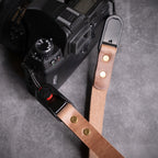 Hudson Leather Camera Strap - Quick Release - Natural