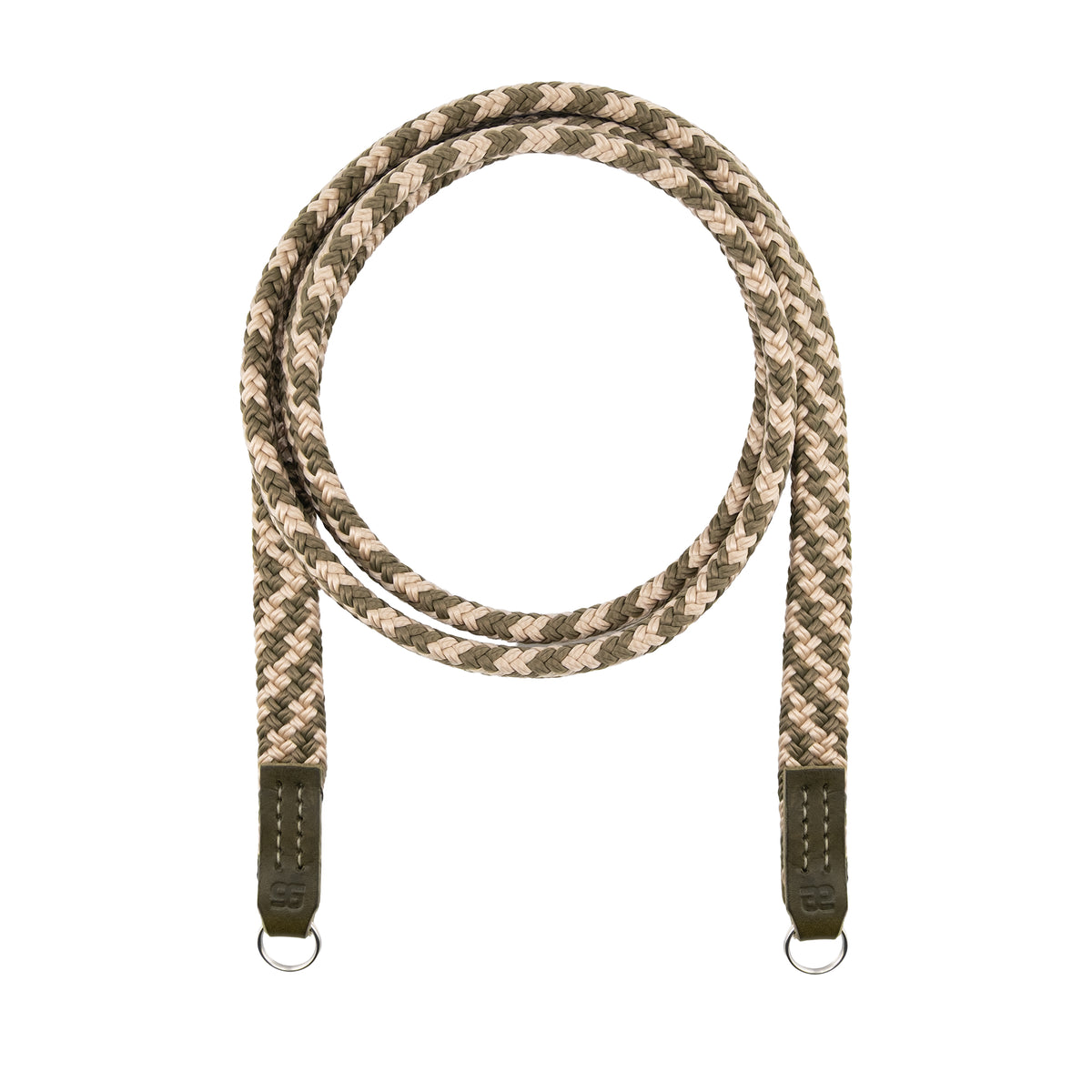 Ridge Flat Rope Camera Strap - Classic Ring - Heath