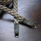 Ridge Flat Rope Camera Strap - Classic Ring - Heath