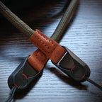 Ridge Rope Camera Strap - Quick Release - Olive / Tan