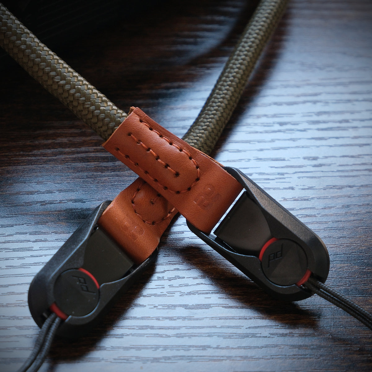 Ridge Rope Camera Strap - Quick Release - Olive / Tan