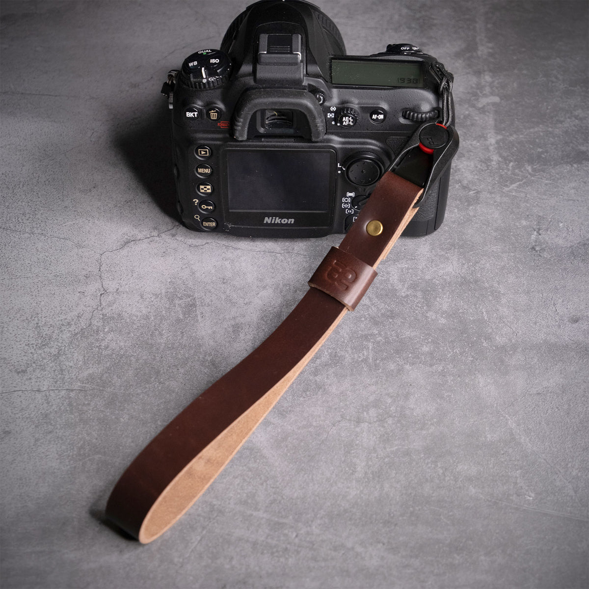 Scout Leather Camera Wrist Strap - Quick Release - Brown