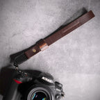 Scout Leather Camera Wrist Strap - Quick Release - Brown