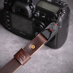 Scout Leather Camera Wrist Strap - Quick Release - Brown