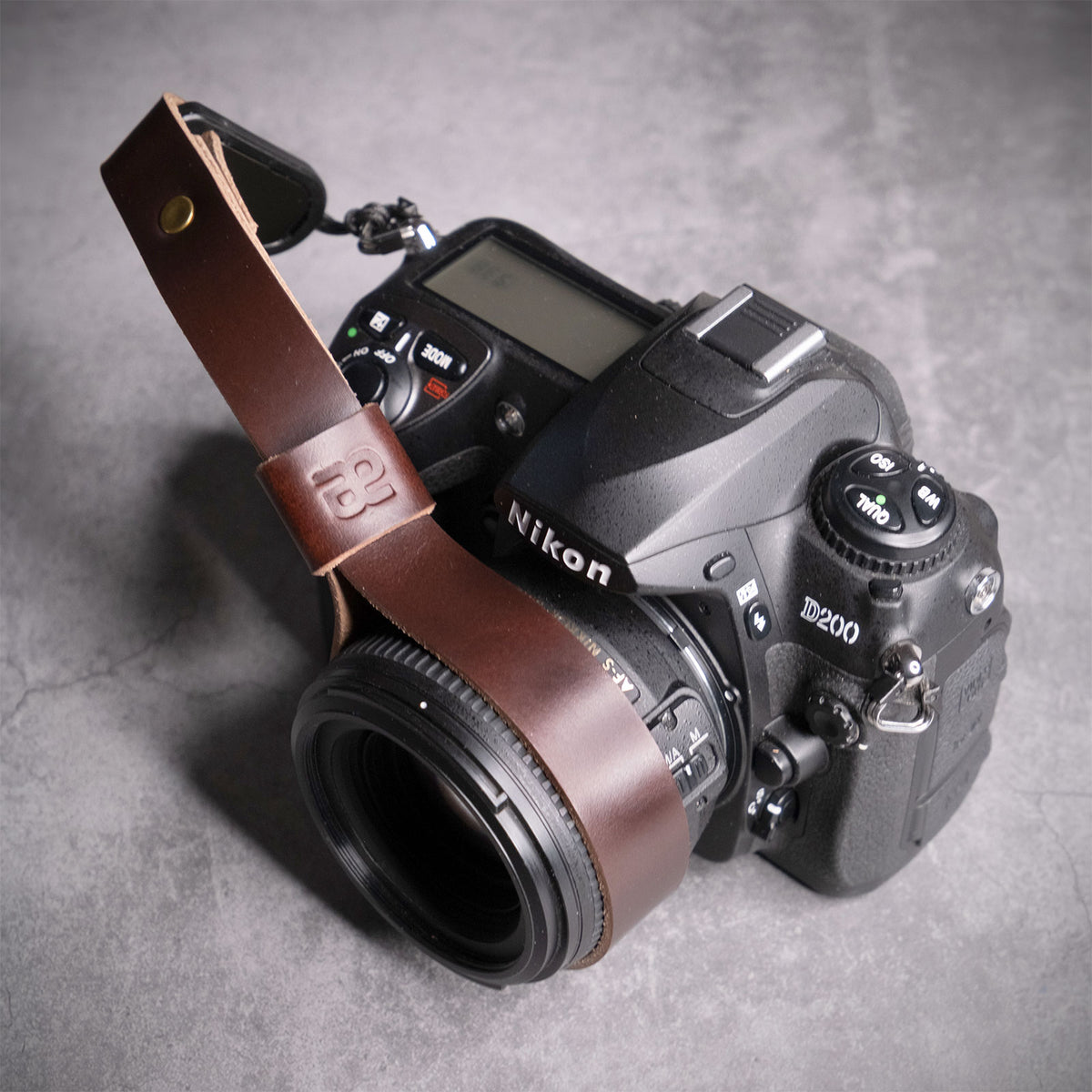 Scout Leather Camera Wrist Strap - Quick Release - Brown