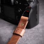 Scout Leather Camera Wrist Strap - Quick Release - Natural