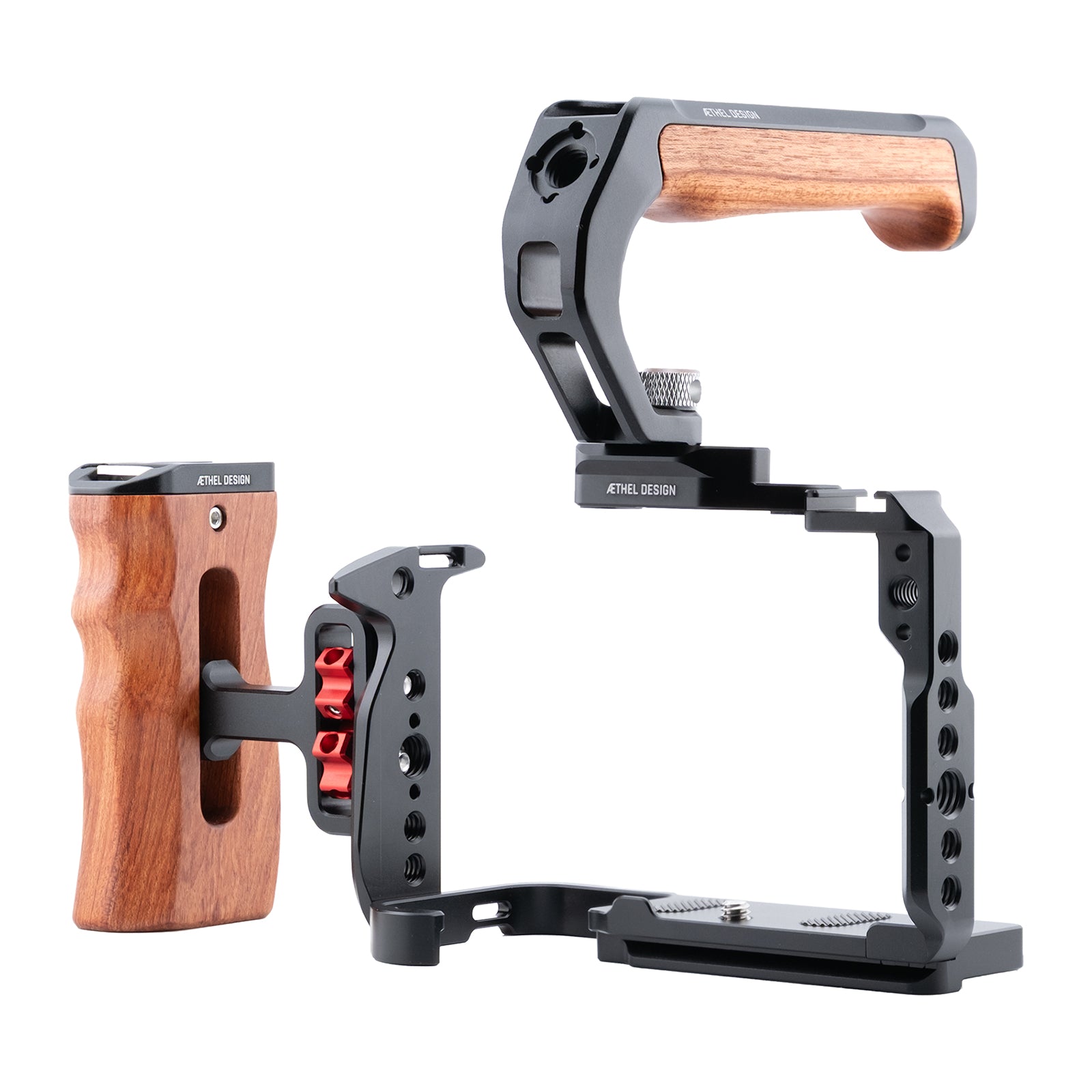 Standard Camera Cage Kit for Sony FX2 - Wooden Grip
