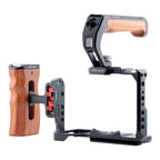 Standard Camera Cage Kit for Sony FX3/FX3A/FX30 - Wooden Grip