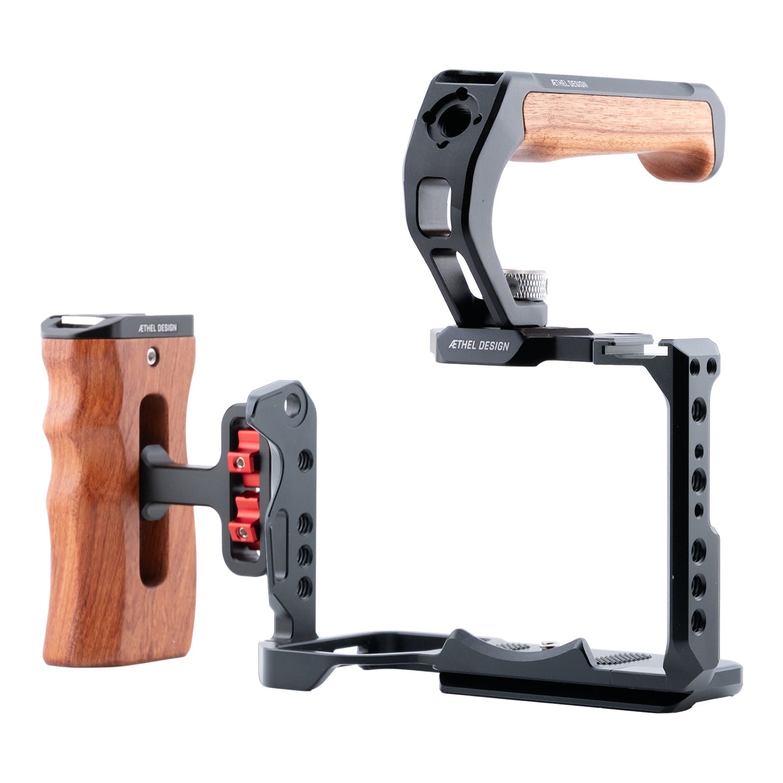 Standard Camera Cage Kit for Sony FX3/FX3A/FX30 - Wooden Grip